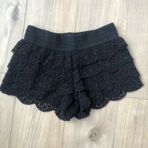 Lace Ruffle Shorts
